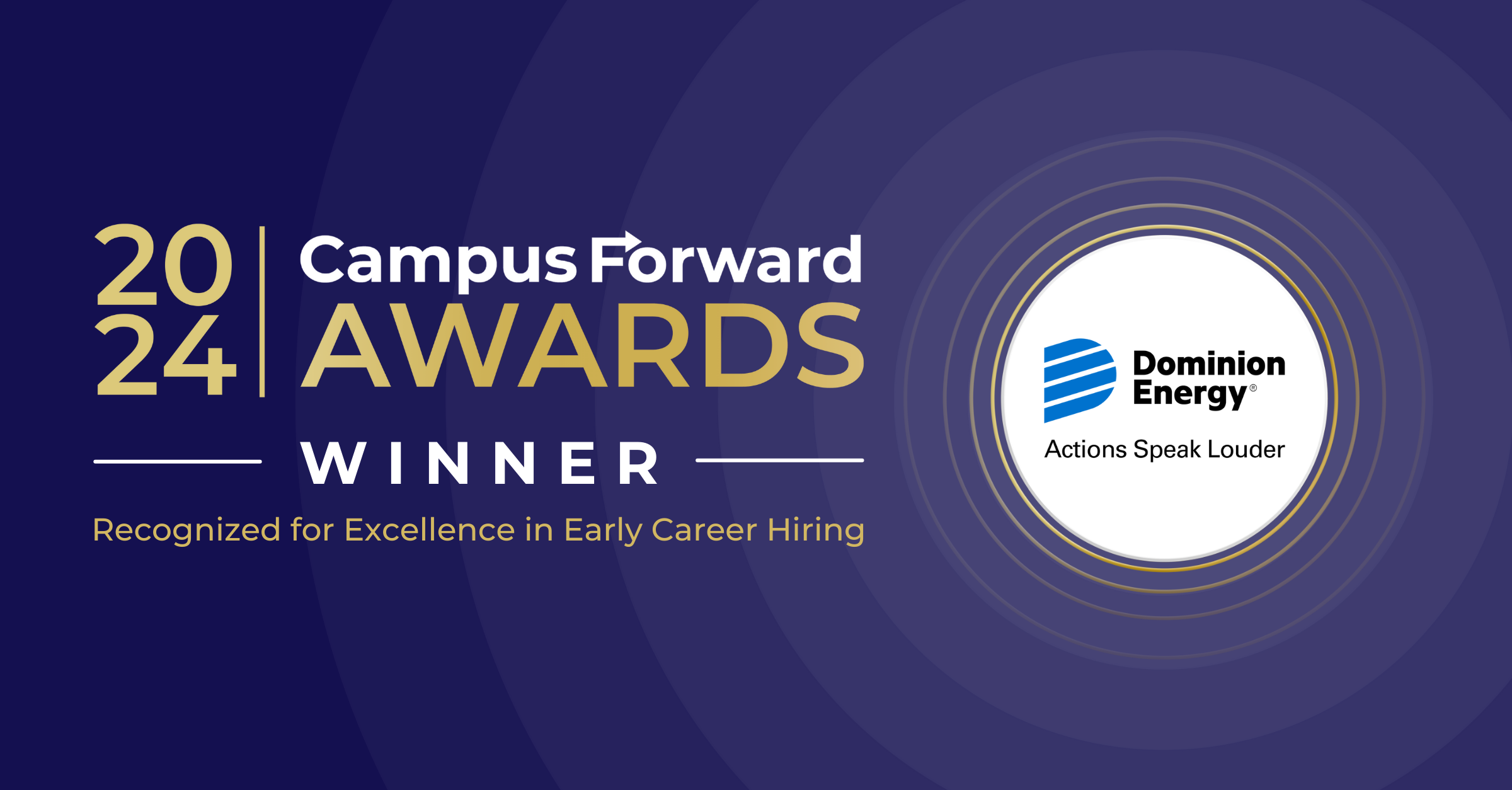 Dominion Energy 2024 Campus Forward Award Winner